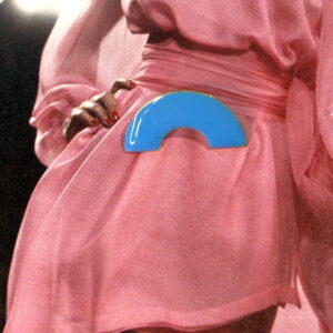 Pin - Half DONUT – clear blue