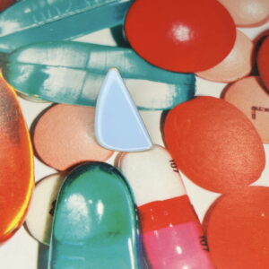 Pin - Sailing with Picasso - small - pastel blue