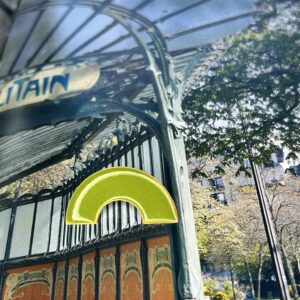 Pin - Half DONUT – grass green